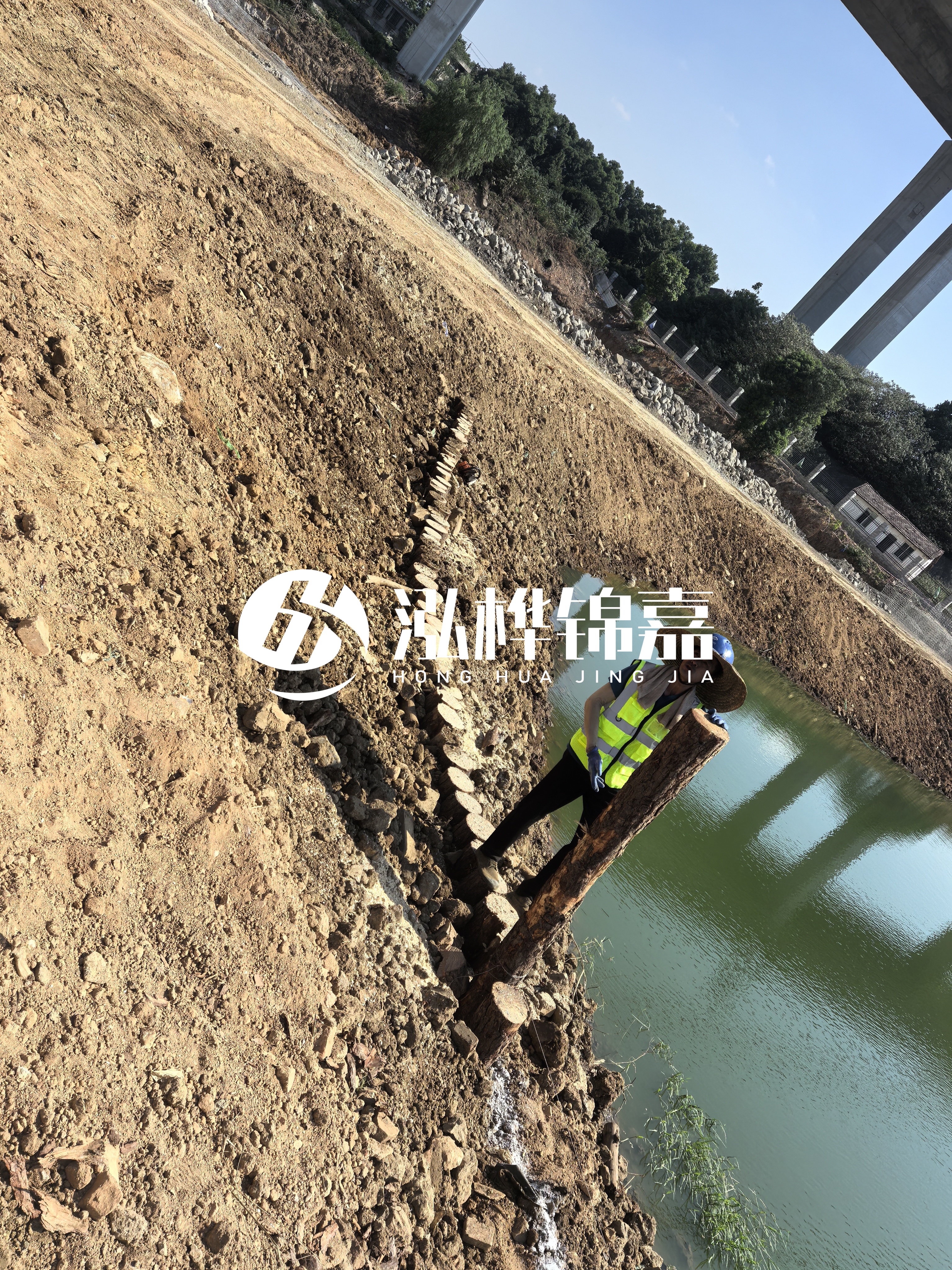 畢節(jié)河道打松木樁施工-護坡樁施工工藝流程?